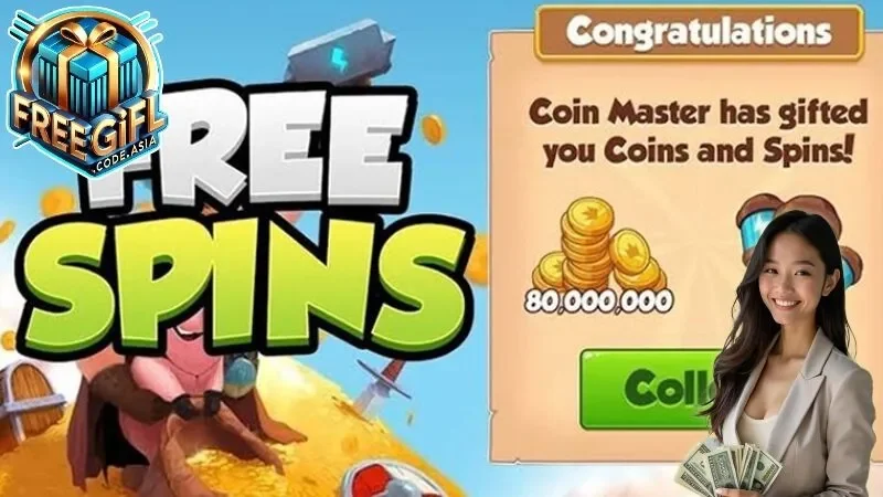 Các loại gift code Coin Master phổ biến