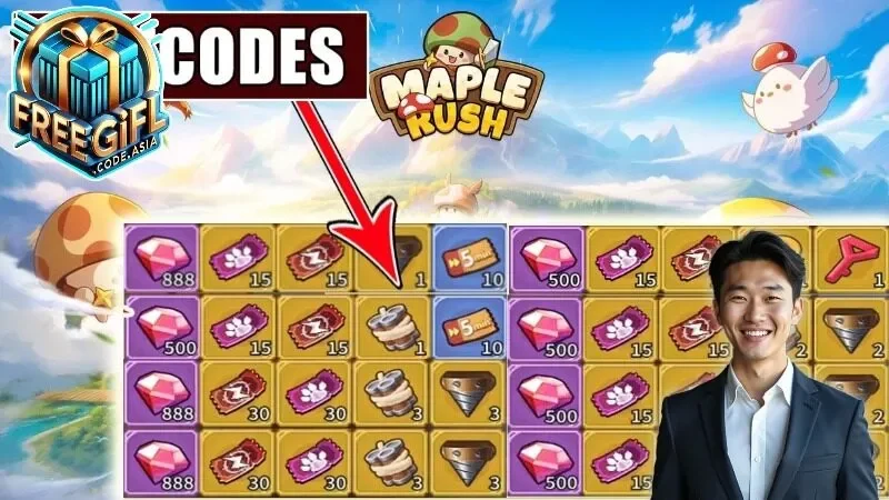 Tìm hiểu về Gift Code Maple Rush